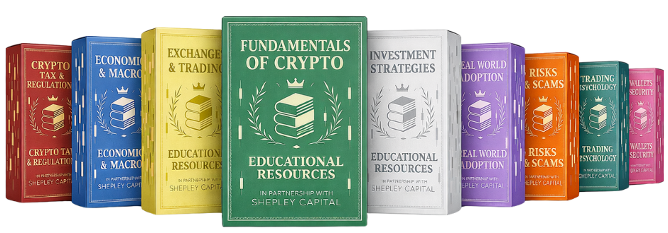 Cryptopedia Categories offered by Shepley Capital