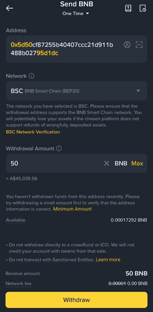 Step-by-step guide to sending crypto from exchange to wallet